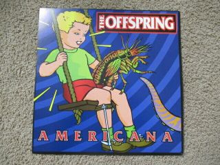 Vintage 90s The Offspring Music Poster Flat Promo Americana 1998