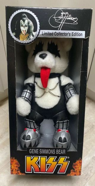 Kiss Gene Simmons Bear - Limited Collector 