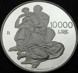 San Marino 10000 Lire 2000r Proof - Silver - Birth Of Jesus Christ - 1428 ¤