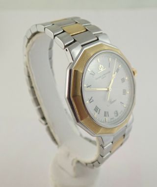 Baume & Mercier Stainless Steel and 18K Yellow Gold Riviera Watch 3