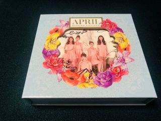 April Album Autograph All Member Signed Promo Album Kpop