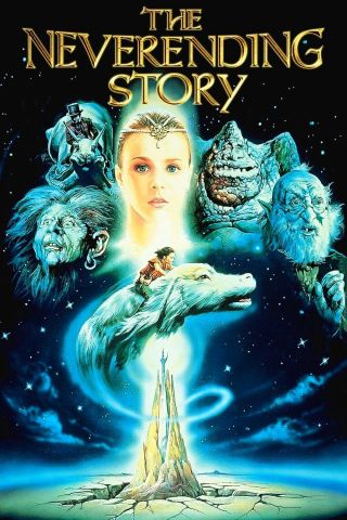 " The Neverending Story ".  Noah Hathaway.  Classic 1984 Movie Poster Various Sizes