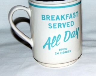 Kate Spade Lenox All In Good Taste Retro Diner 12oz Stacking Coffee Mug Set 3