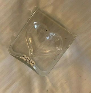Vintage Swedish Kosta Boda Crystal Glass " Heart " Vase,  Des.  Bertil Vallien