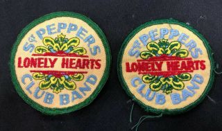 2 - Beatles Sgt.  Peppers Lonely Hearts Club Band 3 " Patch