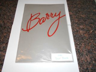 Barry Manilow 1981 World Tour Book