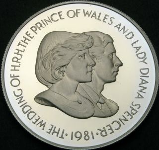 Falkland Islands 50 Pence 1981 Proof - Silver - Royal Wedding - 511 ¤