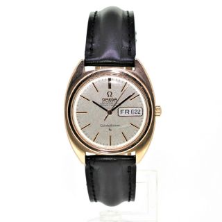 Gents Omega Constellation Chronometer Day Date - Pink Gold Filled - Famous Owner 2