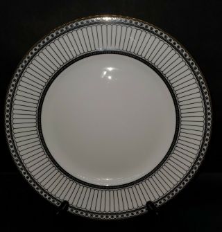 Wedgwood Colonnade Black Dinner Plate