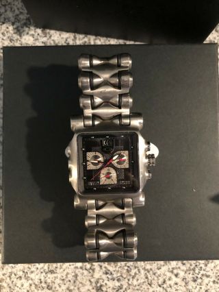 Oakley Minute Machine Watch Titanium With Black Dial