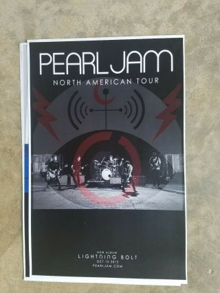 Pearl Jam 11x17 Promo Tour Concert Poster Lp Cd Shirt Grunge