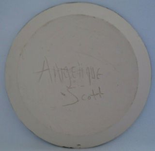 Studio Hand Crafted Pottery Decorative Plate by Angelique Scott 3