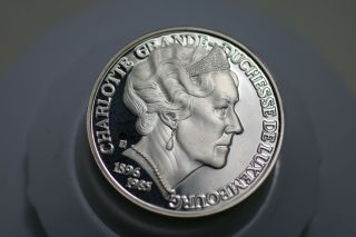 Luxembourg 25 Ecu 1996 Silver Proof Charlotte A73 K362