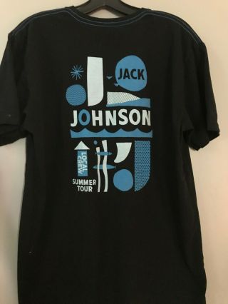 Jack Johnson Summer Tour Local Crew Tee Shirt Xl