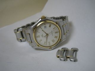 Ebel Classic 1911 Automatic Date 18k Solid Yellow Gold S/s 193902 Watch