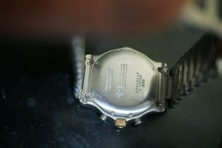 Mens Ebel 1911 Le Modulor Cosc Certified Automatic Chrongraph Rare Silver Dial