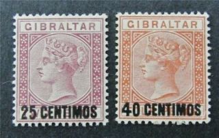 Nystamps British Gibraltar Stamp 24.  26 Og H/nh $73