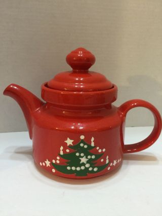Vintage Waechtersbach Christmas Tree Teapot West Germany Vintage