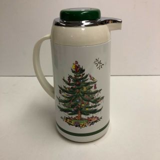 Spode Christmas Tree Thermal Carafe For Hot Or Cold