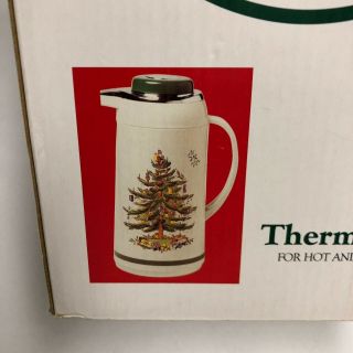 SPODE CHRISTMAS TREE THERMAL CARAFE FOR HOT OR COLD 2