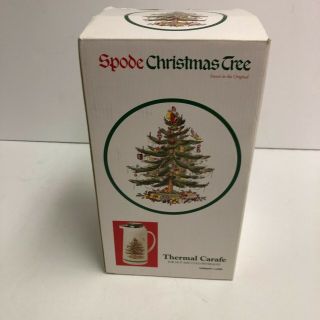 SPODE CHRISTMAS TREE THERMAL CARAFE FOR HOT OR COLD 3
