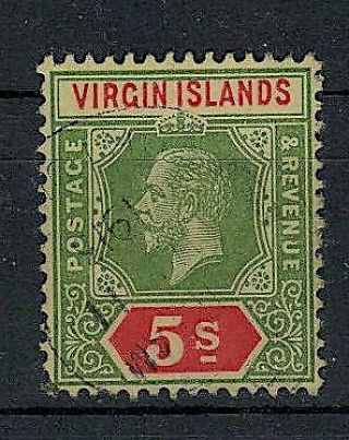 British Virgin Islands 1913 Stamp 2/6 Sh,  5 Sh,  Both