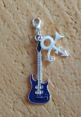 Prince Rogers Nelson Purple Guitar With Love Symbol,  Zipper,  Handbag,  Pull