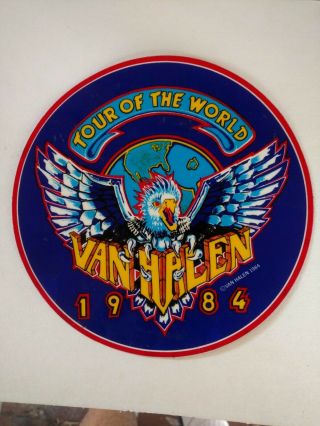 Van Halen 1984 Tour Of The World Sticker Decal Rock And Roll Music