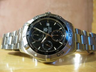 Tag Heuer Aquaracer Automatic Chronograph,  Model Caf2110,  Boxed
