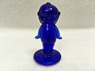 Boyd Glass Kewpie Doll Cobalt Blue Figurine