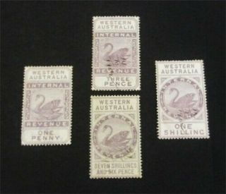 Nystamps British Australian States Western Australia Stamp Unlisted Rare