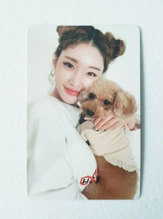 K - Pop Chungha Official Limited Photocard - Official " Season’s Greetings 2020 "