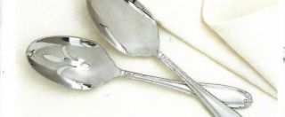 Princess House Barrington Stainless Steel Slotted Spoon 2145