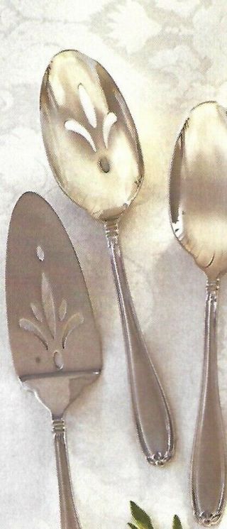 Princess House Barrington Stainless Steel Slotted Spoon 2145 2