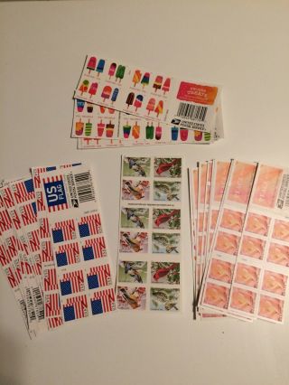 500 Usps Forever Postage Stamps 25 Books Of 20 Assorted Flags Love $275 Value