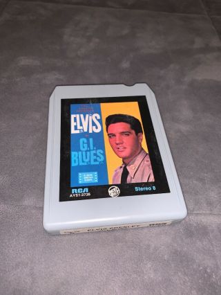 Elvis In G.  I.  Blues Rca Ays1 - 3735 Stereo 8 Track Elvis Presley