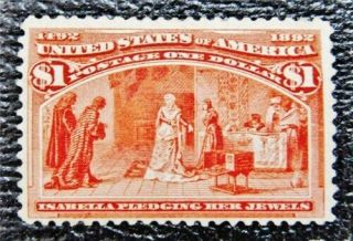 Nystamps Us Stamp 241 Og H $1100
