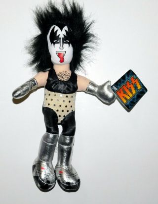 Kiss Band Gene Simmons 11 " Plush Plushie Stuffed Doll Figure 2002 Toy