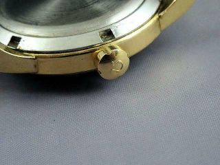 14k Gold Vintage Men ' s Omega Seamaster Automatic Swiss Watch Runs Well 3