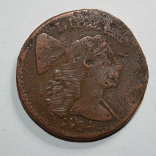 1794 Liberty Cap Large Cent  1m