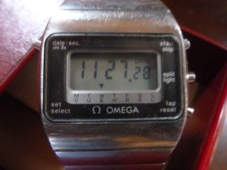 Vintage Omega Constellation Lcd Digital Quartz Watch.  Caliber 1620.  80s Classic