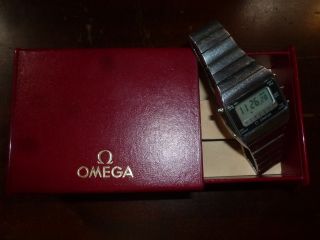 Vintage OMEGA CONSTELLATION LCD Digital Quartz Watch.  Caliber 1620.  80s Classic 2