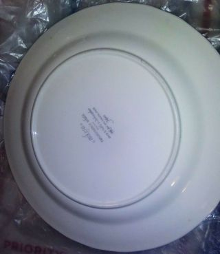 SET OF 3 MIKASA REAISSANCE WHITE D4900 DINNER PLATES 10 7/8 