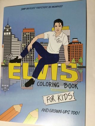 Elvis Coloring Book For Kids / Tish Henley / Billy Smith / Spa Guy / Memphis