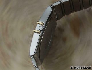 Omega Constellation 18k Gold and Stainless Steel Luxury Mens 1990s Watch N43 3