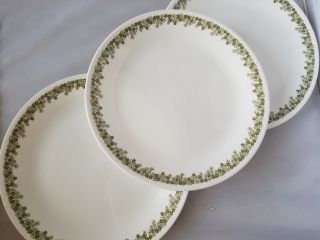 Corelle Corning Spring Blossom Green Floral Dinner Plates Set Of 3 Dining Home