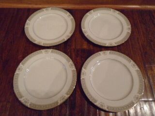 Set Of 4 Mikasa Richelieu Dinner Plates 10¾” –
