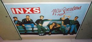 Inxs Sensation Group Vintage Poster