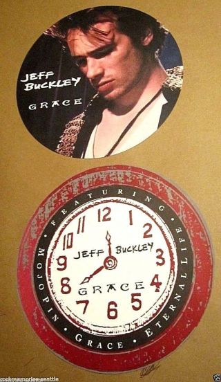 Jeff Buckley 1994 Promo Double Sided Display Album Flat Poster Mobile
