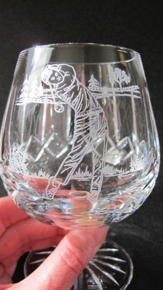 Edinburgh Crystal Appin Glass Brandy Snifter 5 